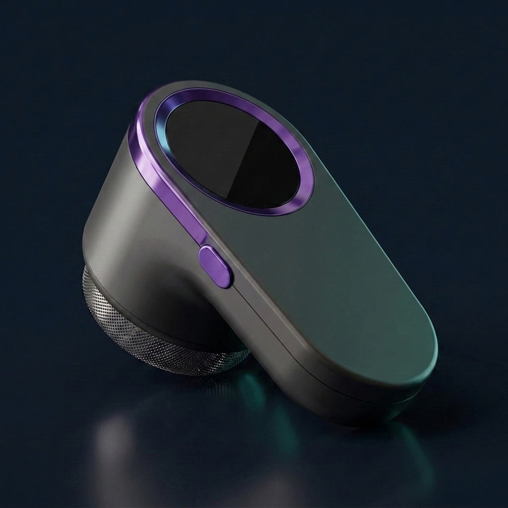 Wova Renew fabric shaver, gray, dark studio photo